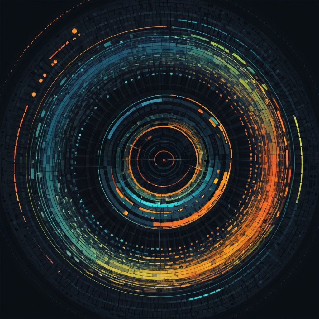 Abstract data art depicting model tuning